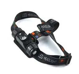 Налобний ліхтар Boruit RJ-020 350 Lm + Panasonic 3400 маг - мініатюра 3