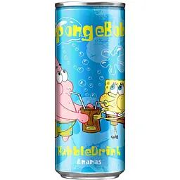 Безалкогольний газований напій The Drinks Spongebob Bubble Drink зі смаком ананаса 250 мл