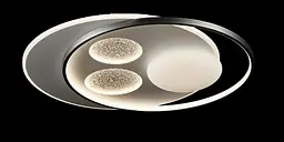 Люстра стельова LED Splendid Ray L2909/580/2+3, 150W, білий/сірий, з пультом, сучасний стиль - мініатюра 5