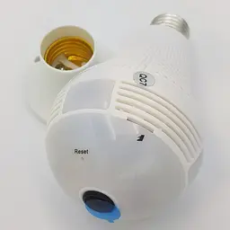 Панорамна IP WiFi камера Smart 3D лампочка з детектором руху та сигналізацією UKC H-302L - мініатюра 10