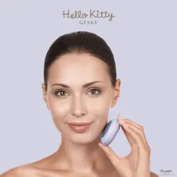 Електронна звукова маска тепло та холод GESKE Sonic Warm & Cool Mask 8 в 1 by Hello Kitty фіолетова - мініатюра 6