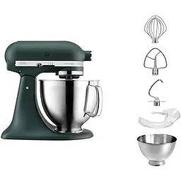 Планетарний міксер KitchenAid Artisan 4.8 л пальмовий (5KSM185PSEPP) - мініатюра 2
