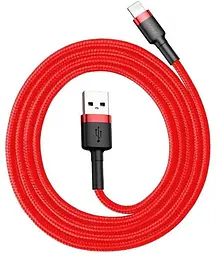 Кабель Baseus Cafule Cable Lightning 1m 2.4A Red Red
