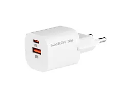 Мережевий зарядний пристрій Glasscove TC-099PQ20 20 W White - мініатюра 3