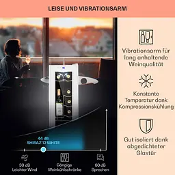 Винний холодильник Klarstein Shiraz 12 Slim Uno 32 (10040213) - мініатюра 2