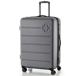 Валіза велика Swissbrand Berlin (L) полікарбонат Grey (SWB_LHBER801L)