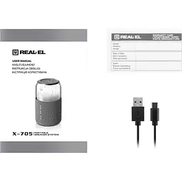 Портативна акустика REAL-EL X-705 Black (EL121600024) [134893] - мініатюра 10