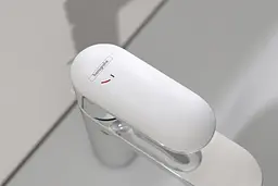 Змішувач Hansgrohe Vernis Blend 100 CoolStart для умивальника з д/к pop-up Chrome 71585000 Хром - мініатюра 2