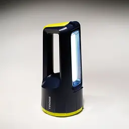 Ліхтар акумуляторний Tiross TS1858 з ручкою дальність 200 м, USB зарядка 1 шт. чорний (TS1858) - мініатюра 2