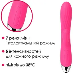 Інтелектуальний вібратор-кролик Svakom Angel Plum Red - мініатюра 3