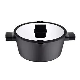 Каструля з кришкою Bergner Ion, 6 л (BG-35802-BK)