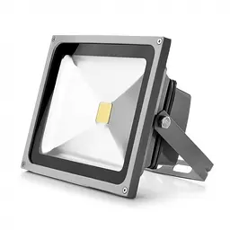 Прожектор Brille вуличний LED вологозахищений IP65 HL-12/30W COB сірий