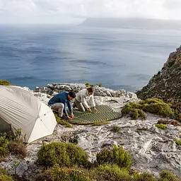 Матрац надувний надлегкий Naturehike CNH22DZ018, овальний, із мішком для надування, 168 см, зелений - мініатюра 2