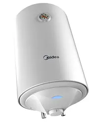 Водонагрівач Midea, 80 л, 1500 Вт, "сухий" ТЕН, вертикальний, циліндричний, білий (D80-15F6(D)) - мініатюра 2