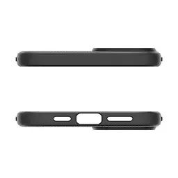 Чехол Spigen Liquid Air для iPhone 15 Plus Matte Black (ACS06650) + защитное стекло - мініатюра 5