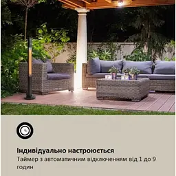 Інфрачервоний обігрівач Blumfeldt Heat Guru Plus L Black (2 кВт) - мініатюра 8