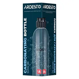 Пляшка для сифону Ardesto 1 л прозорий (SMW-B1) - мініатюра 3