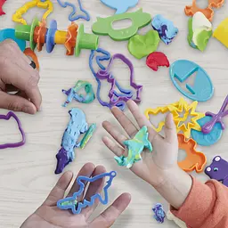 Набір для творчості Hasbro з масою для ліплення Play-Doh Land Air and Sea (F8788) - мініатюра 11