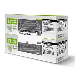 Картридж ColorWay (ColorWay-PPC211EVFM) Pantum P2200/2207/2506/M6500/M6607 Чорний (PC-211EV) Dual Pack