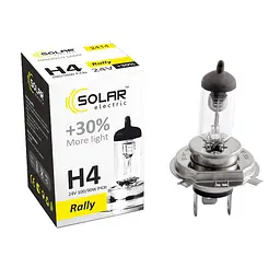 Галогенова лампа Solar H4 24V 100/90W P43t-38 Starlight +30%(2414)