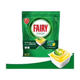 Таблетки для посудомийних машин Fairy Original All in One Lemon 29 шт. (8006540726891/8700216237314) - мініатюра 8