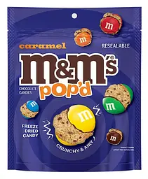 Цукерки M&M's Pop'd Caramel Chocolate Crunchy Candy 155г