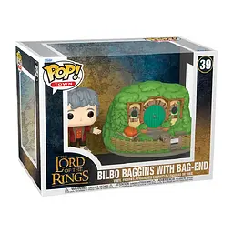 Фігурка Funko Pop Володар кілець Більбо Lord of the Rings Bilbo & Bag End 10 см LOTR B 39 - мініатюра 2
