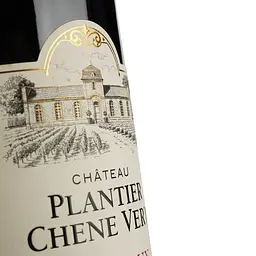 Вино Les Grands Chais de France Chateau Plantier Chene Vert Bordeaux, червоне, сухе, 13,5%, 0,75 л - мініатюра 3