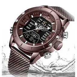 Чоловічий наручний годинник Naviforce Tesla Brown NF9153 - мініатюра 4