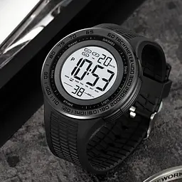 Наручний годинник чоловічий 2155BKWT Black-White Skmei acs0030228 - мініатюра 5