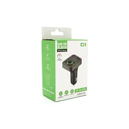 FM модулятор Voltronic D1, підсвітка 7 кольорів, 1.5-3.1A, USB, TF (FM-D1-7Col) - мініатюра 4