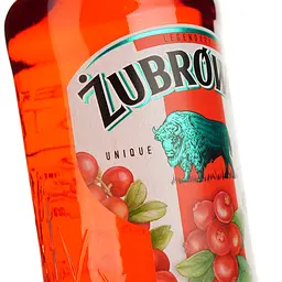 Лікер Zubrowka Cranberry 37.5% 0.5 л - мініатюра 3