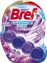 Засіб для чищення унітазу Bref Brilliant Gel All in 1 Чарівний бриз, 42 г (860769) - мініатюра 2
