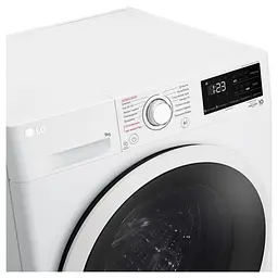 Пральна машина LG фронтальна, 9кг, 1400, A+++, 57см, дисплей, пара, інвертор, білий (F4V3VS7WW) - мініатюра 9