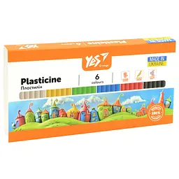 Пластилін "Yes" O’range Line 6 кольор. 120гр №540686