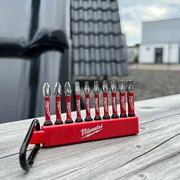 Набір біт ShW MILWAUKEE, 50мм в тримачі з карабіном, (2xPH2/PZ2/ TX15/2xTX20/ 2xTX25/TX30/ TX4) (10 шт) - мініатюра 2