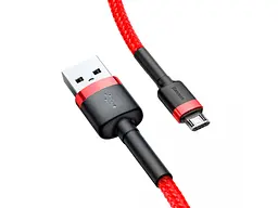 Кабель Baseus Cafule Micro-USB 2m Red (CAMKLF-C09) [82177] - мініатюра 2