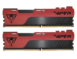 Оперативна пам'ять Patriot 16GB (2x8GB) DDR4 3200MHz Viper Elite II Red (PVE2416G320C8K)