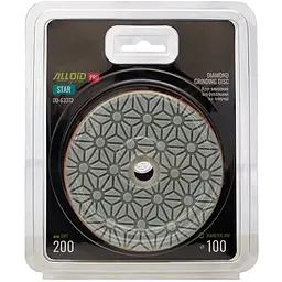 Круг алмазний Alloid Building Tools Star шліфувальний на липучці 100 мм зерно 200 (DD-63372) - мініатюра 4