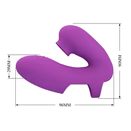 Вібростимулятор PRETTY LOVE Super Finger ATHENA Purple PRETTY LOVE BI-300031 98579 - мініатюра 2