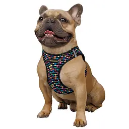 Шлея для собак Bronzedog Sport Vest Бульки M 24х18х3 см - мініатюра 3