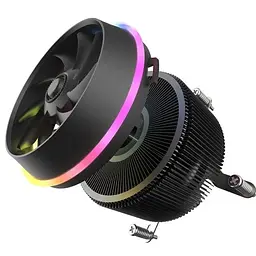 Кулер для процесора Shadow, Black, алюміній/мідь, 1x100 мм LED darkFlash teh0027833 - мініатюра 4