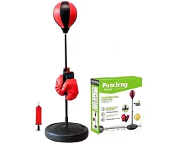 Боксерська груша для дітей на стійці з рукавичками Punching Ball Set