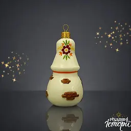 Ялинкова іграшка Різдвяні історії Піч з орнаментом 12.5 см (4820001248821) - мініатюра 4