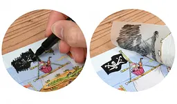 Перевідні наклейки Scribble Down Острів піратських скарбів, з онлайн-додатком (SD/20) - мініатюра 6