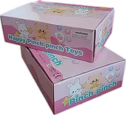 Іграшка антистрес котяча таба лапка Pinch Family силіконова 2 комплекти 7 см 7,5 см 32 шт. Різнокольоровий (GS-236-A-130)