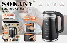 Електрочайник Sokany SK-09050 зі швидким кип'ятінням (45151-SK-09050_1099) - мініатюра 2