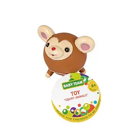 Дитяча іграшка для купання "Бризкаючі тваринки Мавпеня" Baby Team 8750_коричнева мавпочка - мініатюра 2
