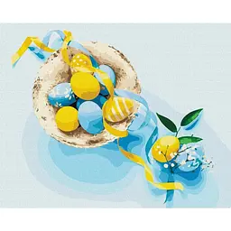 Картина за номерами Brushme Український Великдень 40x50 см Різнокольоровий (PM-194-K-1625)