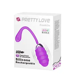 Віброяйце Pretty Love Franklin 19,1 см (фіолетовий) - мініатюра 8